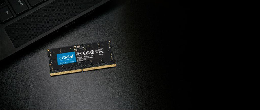 CT8G48C40S5 - CRUCIAL 8GB DDR5 NOTEBOOK MEMORY, PC5-38400, 4800MHz, UNRANKED, LIFE WTY - SODIMM