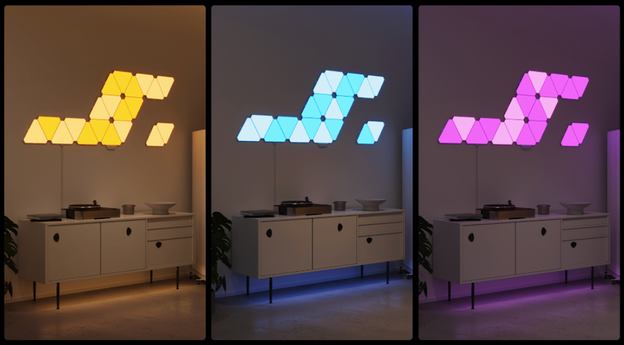 Yeelight Smart RGB LED Light Panel (6pcs) Works with Razer Chroma and OverWolf Support Scene linkage