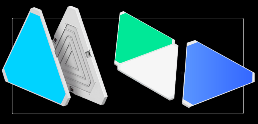 Yeelight Smart RGB LED Light Panel (6pcs) Works with Razer Chroma and OverWolf Support Scene linkage