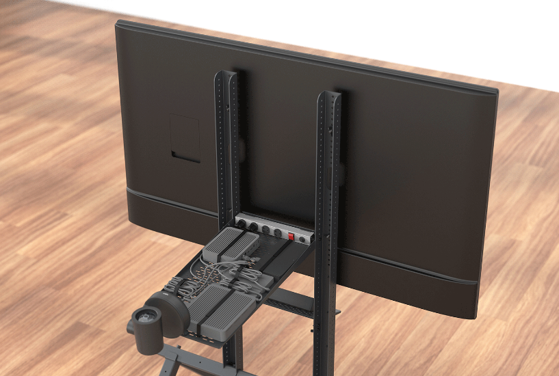 Heckler H708-BG - AV Cart - Device Panel XL