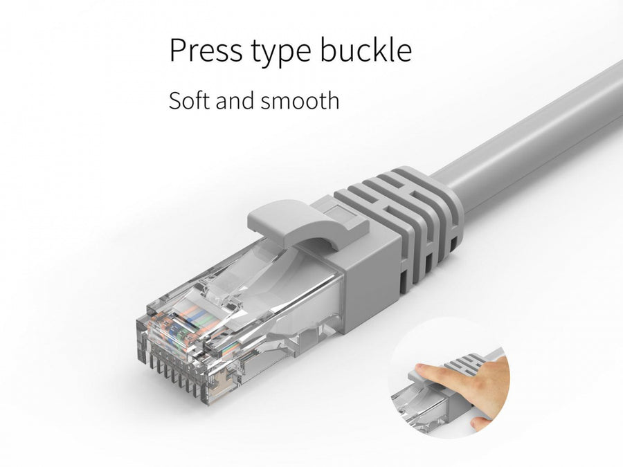 Cruxtec Cat6 Ethernet Cable - 5m - White