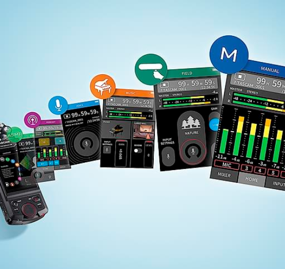 PORTACAPTUREX8 - TASCAM PORTACAPTURE X8 MULTI TRACK HANDHELD RECORDER