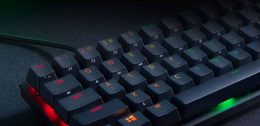 RZ03-03390400-R3M1 - RAZER HUNTSMAN MINI - MERCURY EDITION - 60% OPTICAL GAMING KEYBOARD (LINEAR RED SWITCH) - FRML PACKAGING