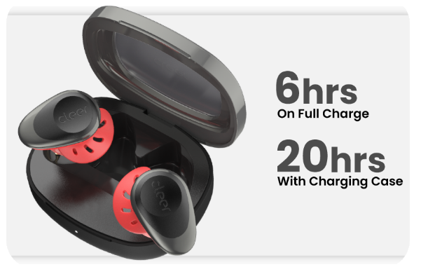 Cleer Audio GS131302 - Cleer Goal True Wireless Sport Earbuds Stone