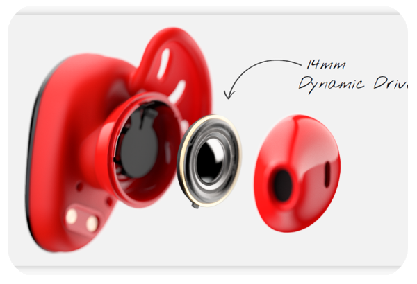 Cleer Audio GS131302 - Cleer Goal True Wireless Sport Earbuds Stone