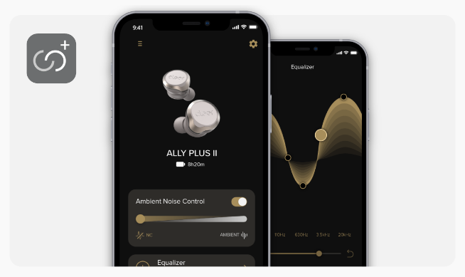 Cleer Audio GS133802 - Cleer Ally Plus II Noise Cancelling True Wireless Earbuds Midnight Blue