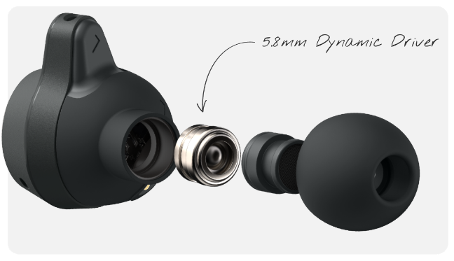 Cleer Audio GS134903 - Cleer Roam Noise Cancelling True Wireless Earbuds Sand