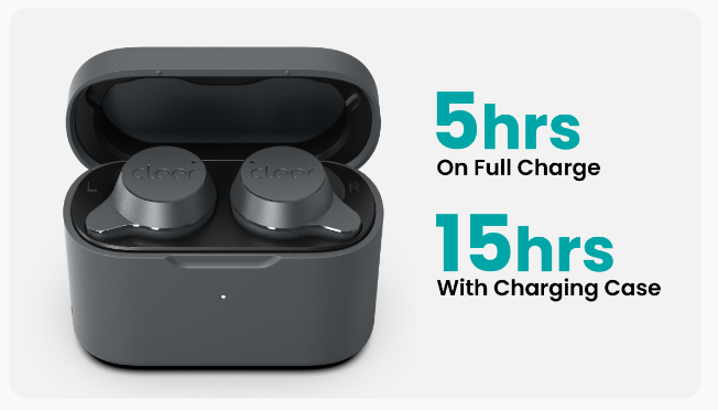 Cleer Audio GS134903 - Cleer Roam Noise Cancelling True Wireless Earbuds Sand