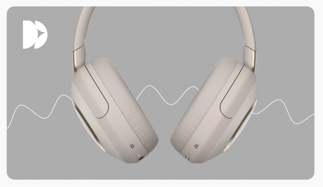 Cleer Audio GS714001 - Cleer Alpha Bluetooth Noise Cancelling Wireless Headphone Stone