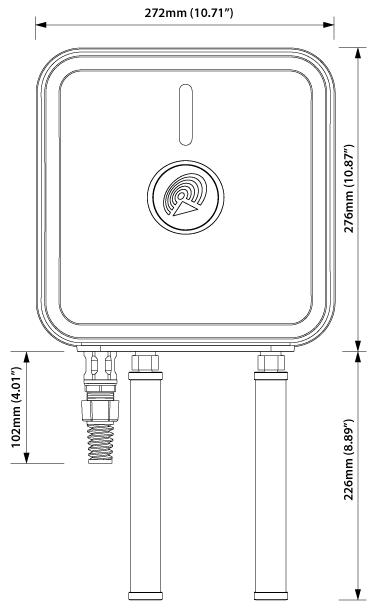 QuWireless A360M - QuMax A360M 5G/4G/LTE plus 2.4GHz Wi-Fi Panel Enclosure Antenna for Teltonika RUT361