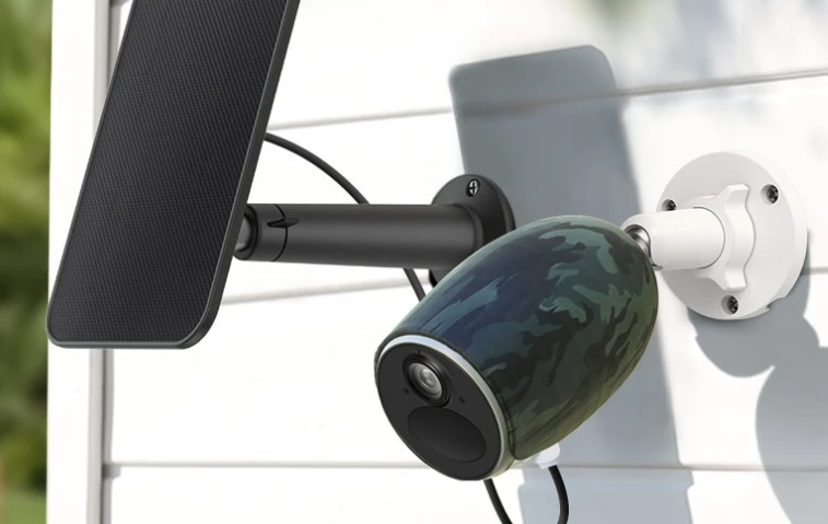 GO-PLUS-SOLAR - Reolink 2K Outdoor Battery Camera with Solar Panel 4G LTE Network Up to 128GB MicroSD Range