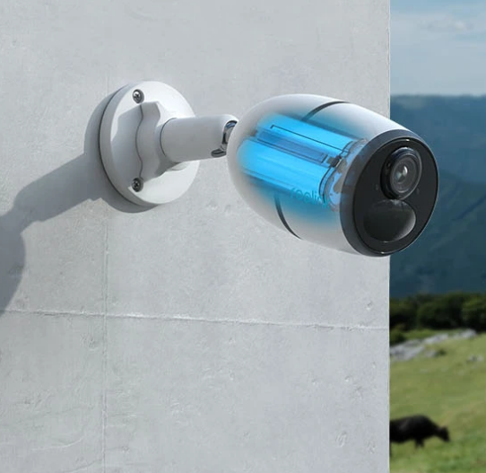 GO-PLUS-SOLAR - Reolink 2K Outdoor Battery Camera with Solar Panel 4G LTE Network Up to 128GB MicroSD Range