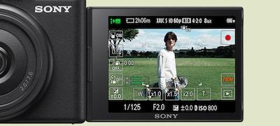 ZV1F - Sony ZV1F VLOG Camera 20mm With Directional Mic