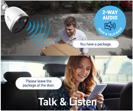 SWIFI-2KOCAM-GL - Swann 2K Outdoor Spotlight Wi-Fi Security Camera - 1 Pack