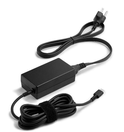 HP Power Adapter AC 65W USB-C Output - C6 3-Pin AC Input - Slim Travel