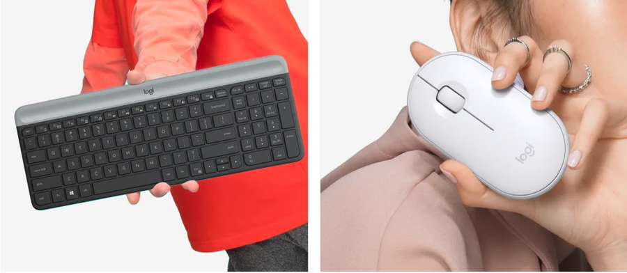 Logitech 920-011326 - MK470 SLIM WIRELESS COMBO - ROSE