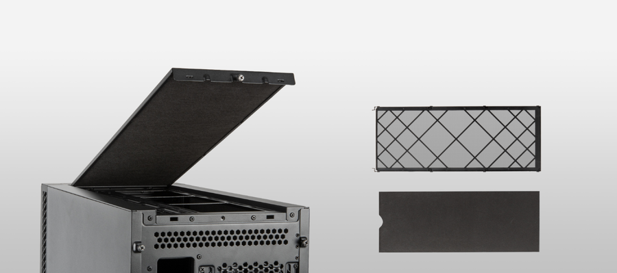 SST-SEQ1B - SilverStone SEQ1B SETA Q1 ATX Black Silent MidTower Case