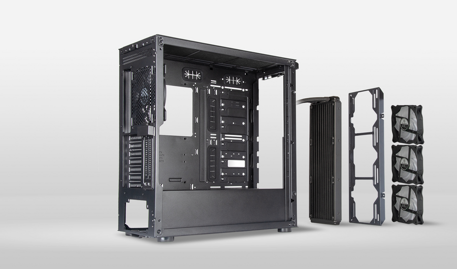 SST-SEQ1B - SilverStone SEQ1B SETA Q1 ATX Black Silent MidTower Case