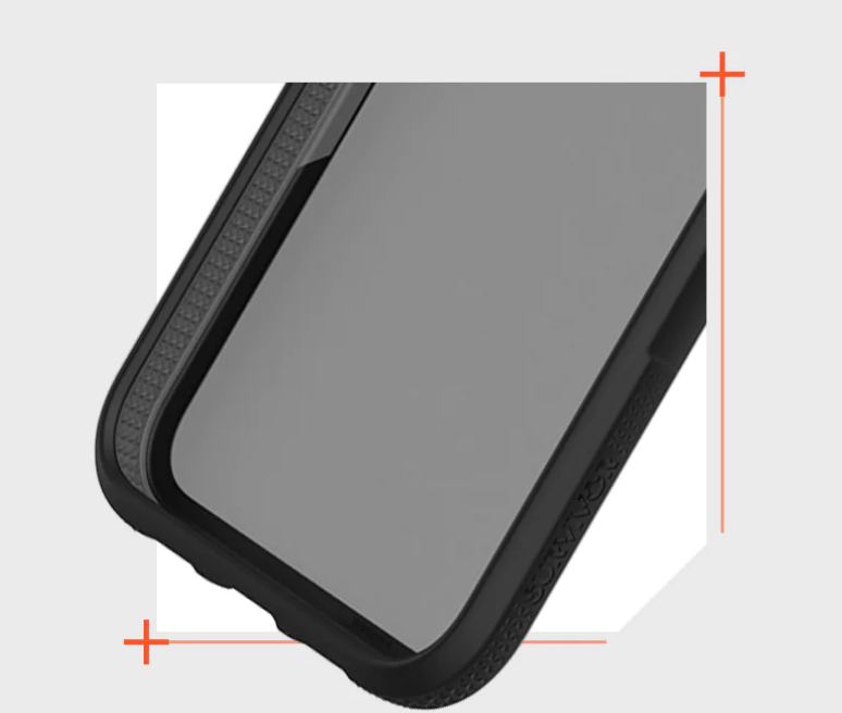 GIP-082-BLG - Survivor Endurance for iPhone 13 Pro - Black/Shadow Gray