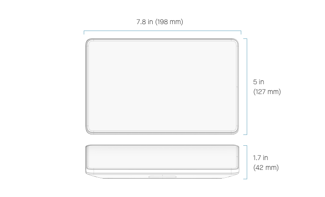 NEATPAD-SE - NEAT PAD, 8" TOUCH SCREEN (1280 x 800 RES), POE, USB-C, SPKRS, MICS, WALL/SIDE MOUNT INC.