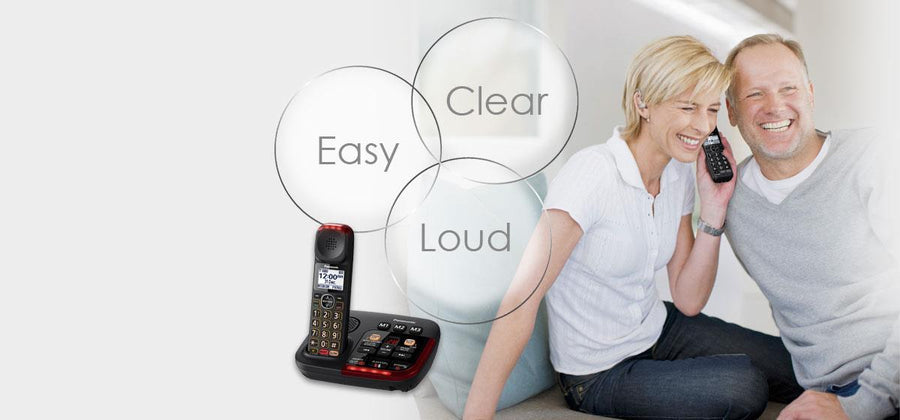 KX-TGM422AZB - PHONE AMPLIFIED HEARING & VISUAL TWIN
