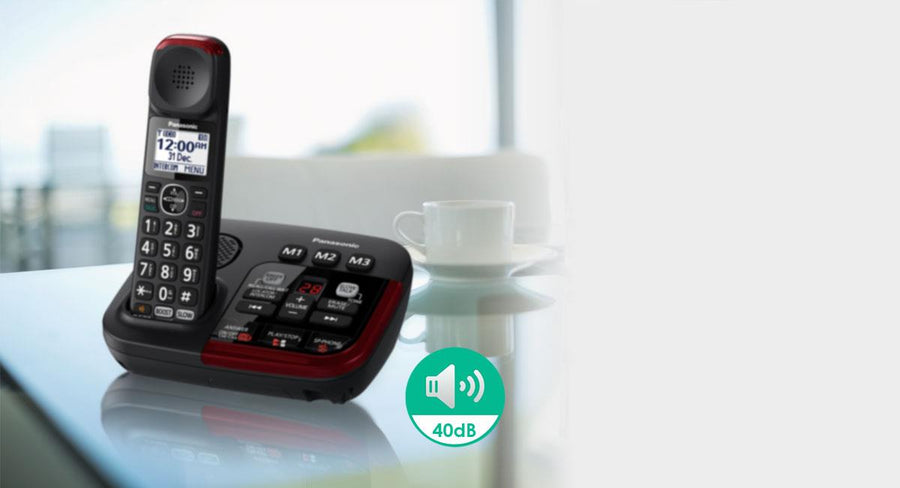 KX-TGM422AZB - PHONE AMPLIFIED HEARING & VISUAL TWIN