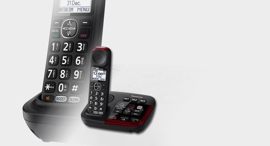 KX-TGM422AZB - PHONE AMPLIFIED HEARING & VISUAL TWIN