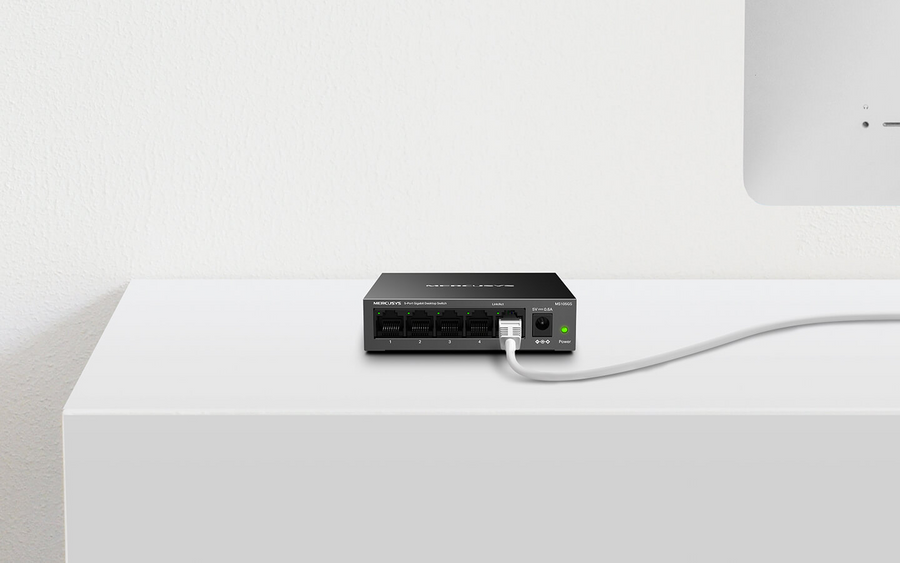 TP-Link MS105GS - Mercusys MS105GS 5-Port-Gigabit-Switch Stahlgehäuse
