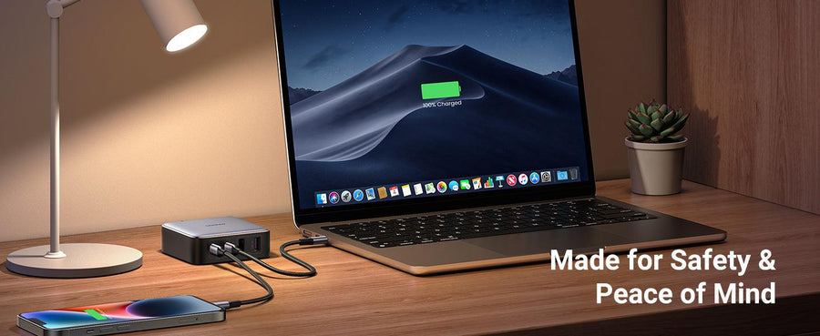 UG-15611 - Ugreen 2*USB-A+2*USB-C 65W Desktop Fast Charger