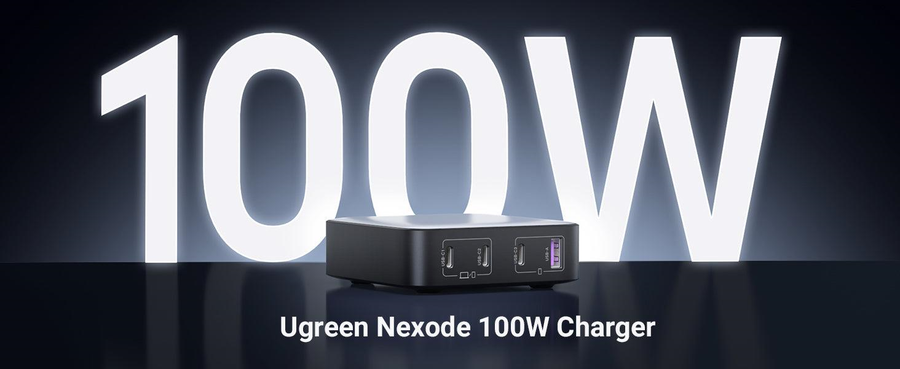 UG-15613 - Ugreen 1*USB-A+3*USB-C 100W Desktop Fast Charger