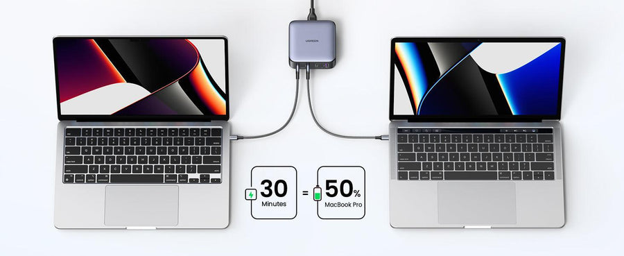 UG-15613 - Ugreen 1*USB-A+3*USB-C 100W Desktop Fast Charger