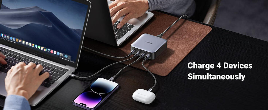 UG-15613 - Ugreen 1*USB-A+3*USB-C 100W Desktop Fast Charger