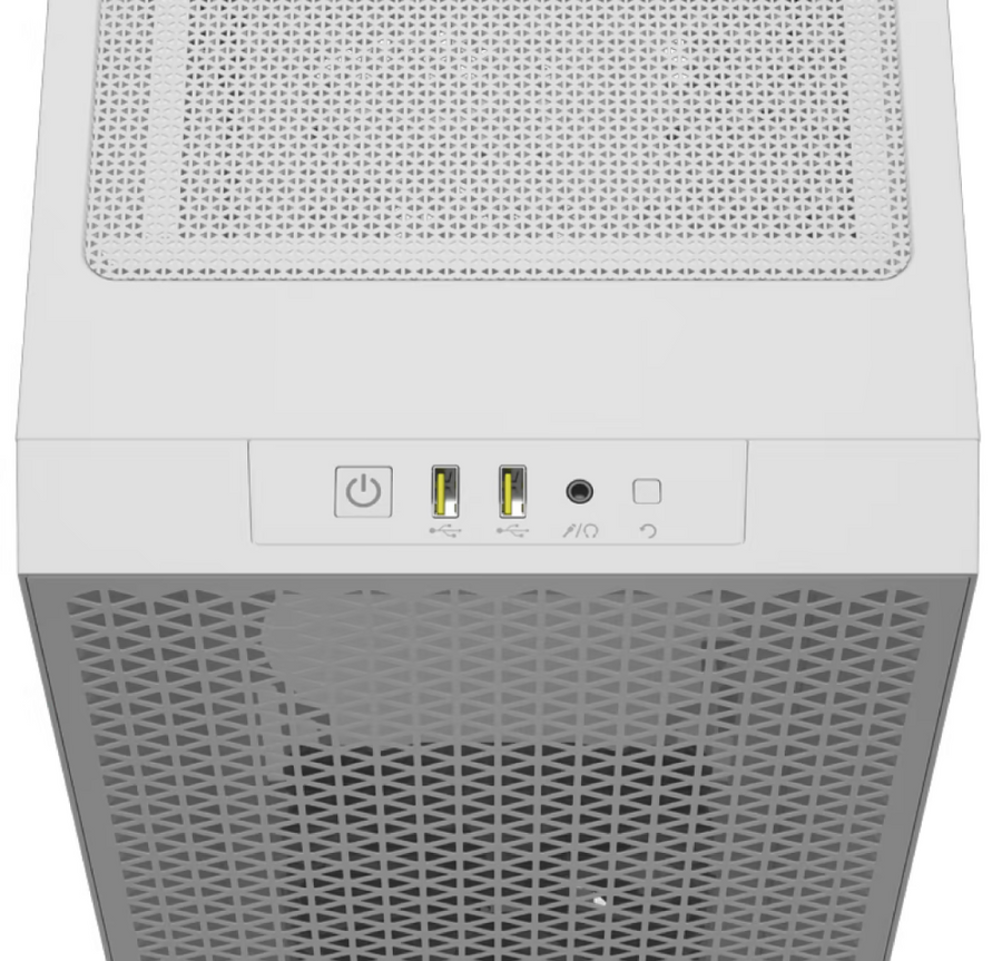 CC-9011252-WW - CORSAIR 3000D AIRFLOW TEMPERED GLASS MID-TOWER - WHITE