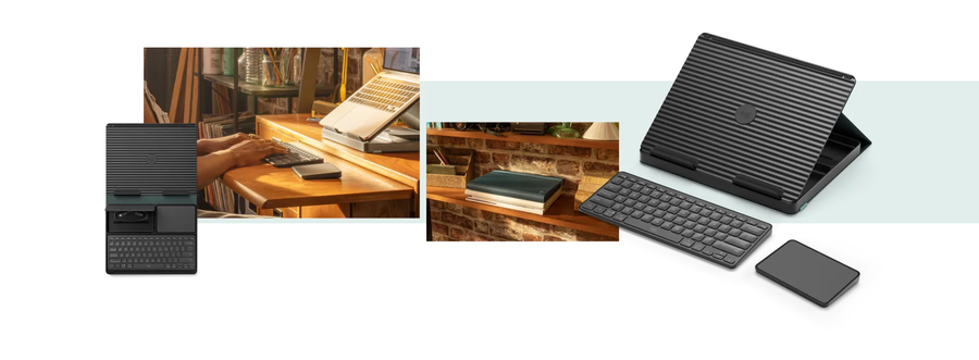 Logitech 920-011283 - Casa Pop-Up Desk - Classic Chic