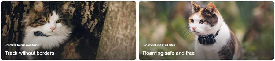 Tractive Mini GPS Cat Tracker - Subscription Required - Midnight Blue