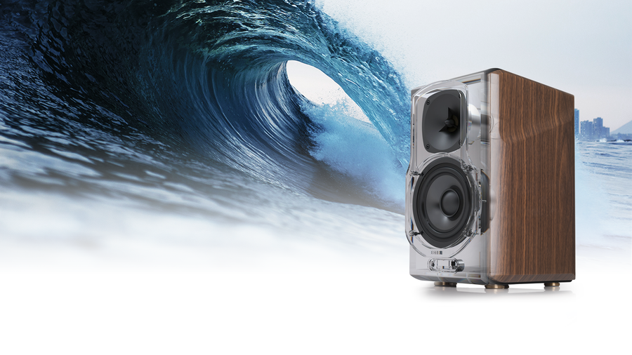 Edifier  S2000MKIII Premium Tri-Amped 130W HiFi Powered Bookshelf Speaker System with AptX HD Bluetooth