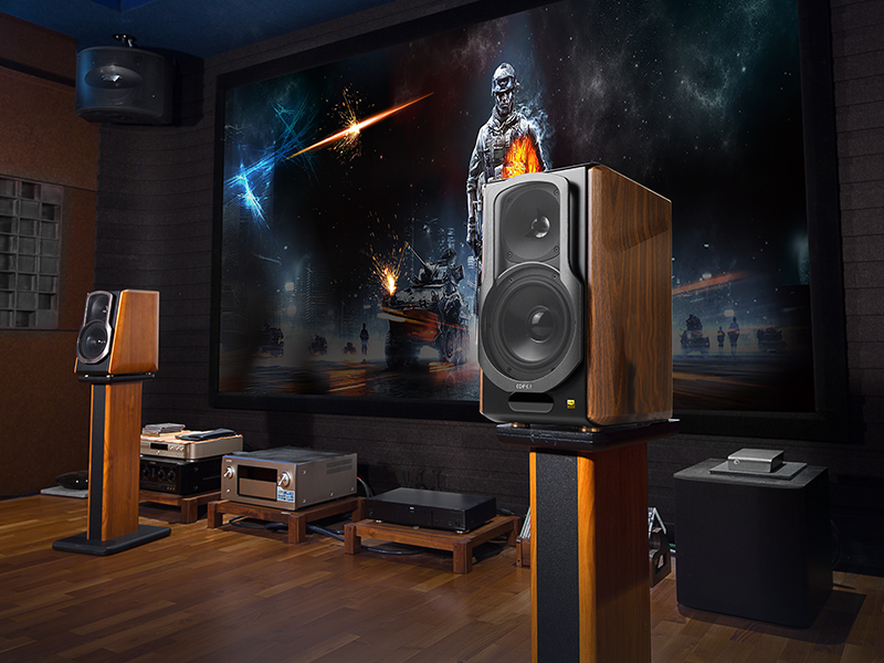 Edifier  S2000MKIII Premium Tri-Amped 130W HiFi Powered Bookshelf Speaker System with AptX HD Bluetooth