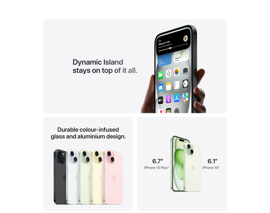 Apple MU0Y3ZP/A - IPHONE 15 PLUS 128GB - BLACK