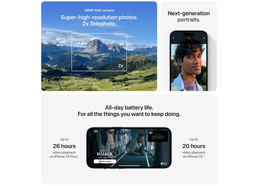 MTP93ZP/A - Apple iPhone 15 256GB Blue