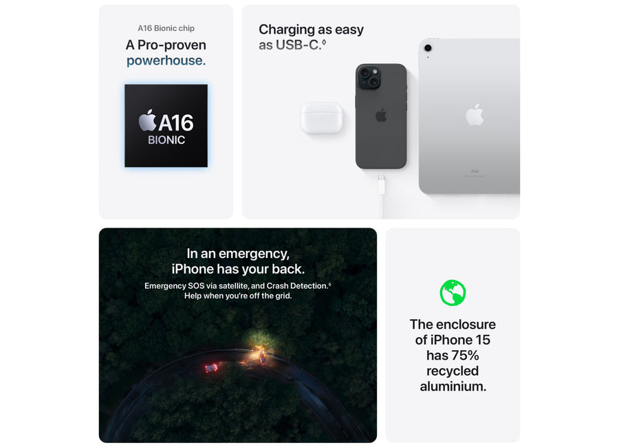 MTP93ZP/A - Apple iPhone 15 256GB Blue