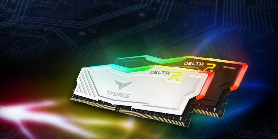 TF3D416G3200HC16CDC01 - TEAM T-FORCE DELTA RGB 16GB (2x8GB) 3200MHz CL16 DDR4 BLACK
