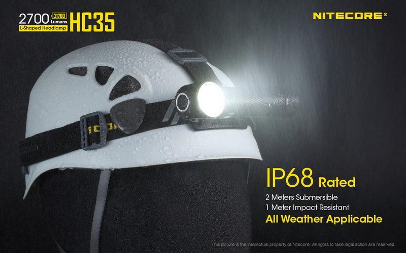 HC35 - NITECORE L-SHAPED HEADLAMP TORCH