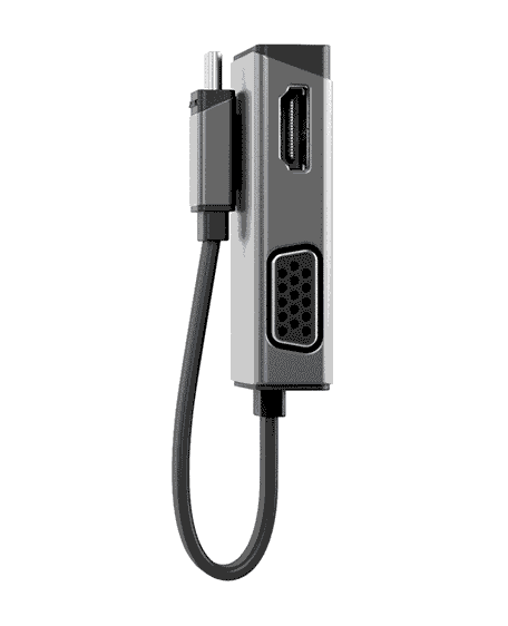 ULCVGHD-SGR - ALOGIC MAGFORCE DUO PLAY 2-IN-1 ADAPTER