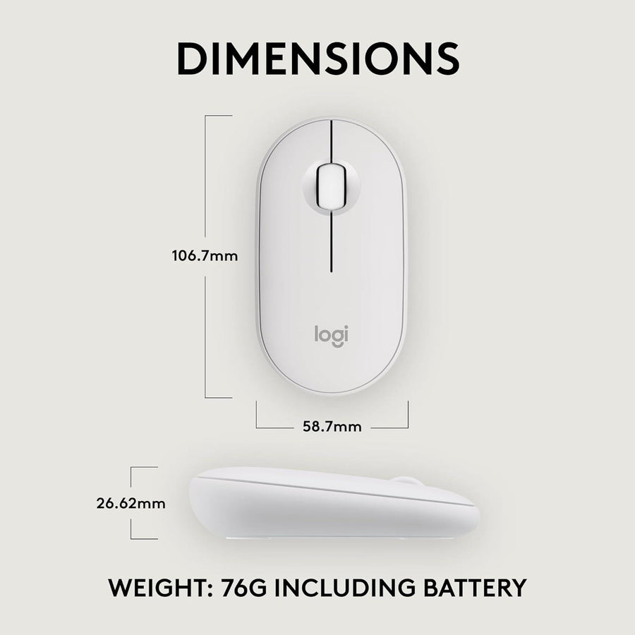 Astro 910-006987 - Pebble Mouse 2 M350s - Tonal Rose