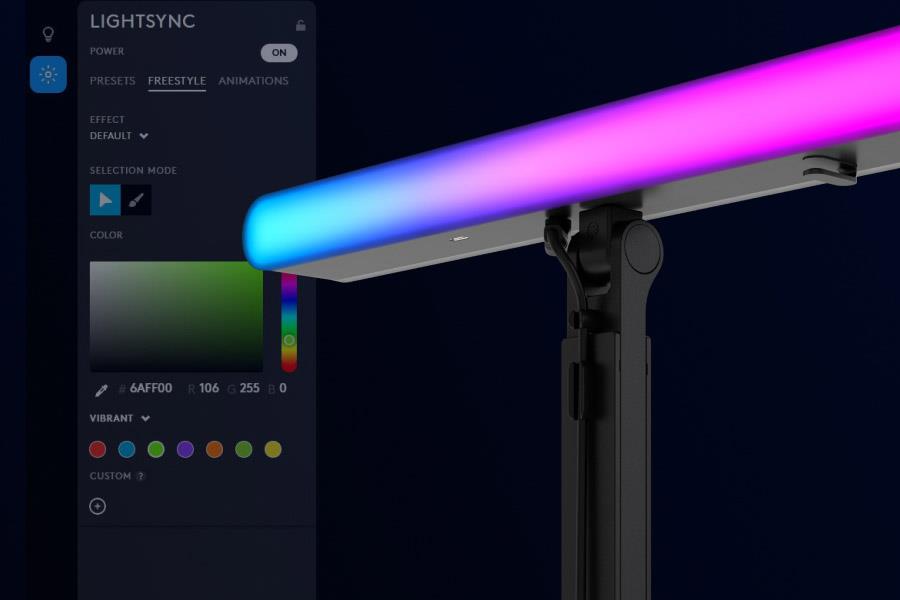 Logitech 946-000028 - G Litra Beam LX Dual-Sided RGB Streaming