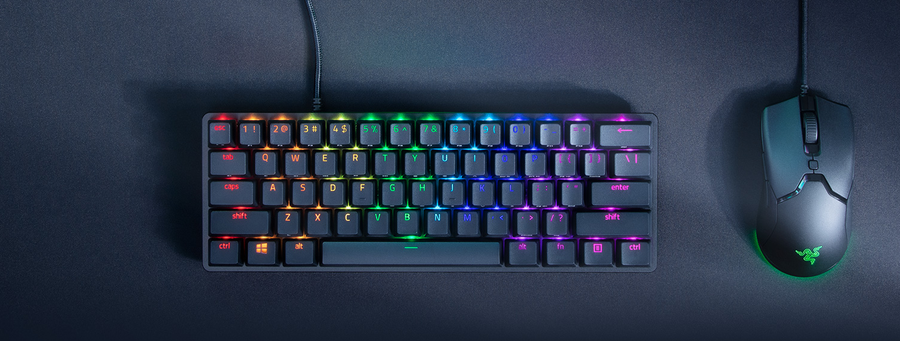 RZ03-03390200-R3M1 - RAZER HUNTSMAN MINI - 60% OPTICAL GAMING KEYBOARD (LINEAR RED SWITCH) - FRML PACKAGING