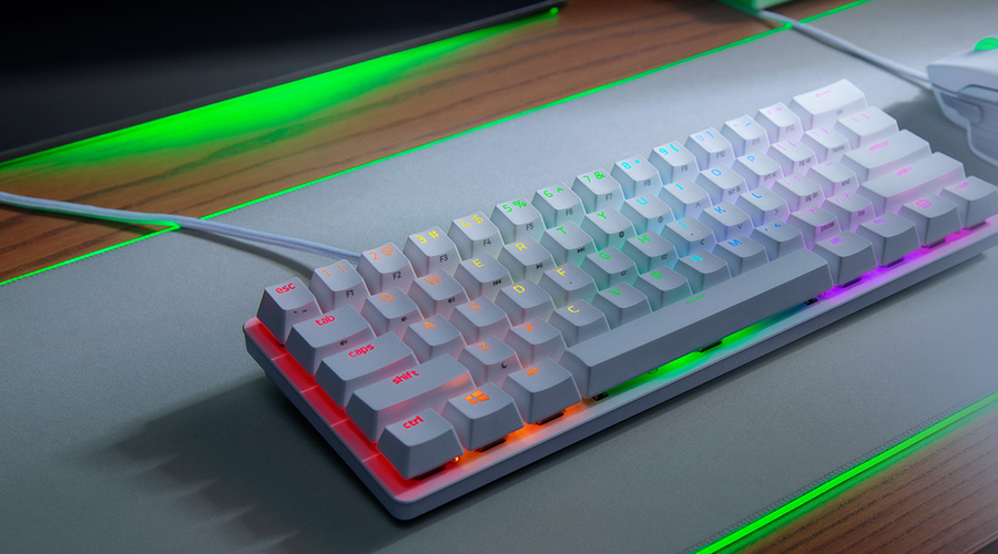 RZ03-03390200-R3M1 - RAZER HUNTSMAN MINI - 60% OPTICAL GAMING KEYBOARD (LINEAR RED SWITCH) - FRML PACKAGING
