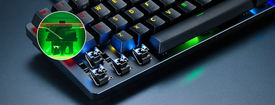 RZ03-03390200-R3M1 - RAZER HUNTSMAN MINI - 60% OPTICAL GAMING KEYBOARD (LINEAR RED SWITCH) - FRML PACKAGING