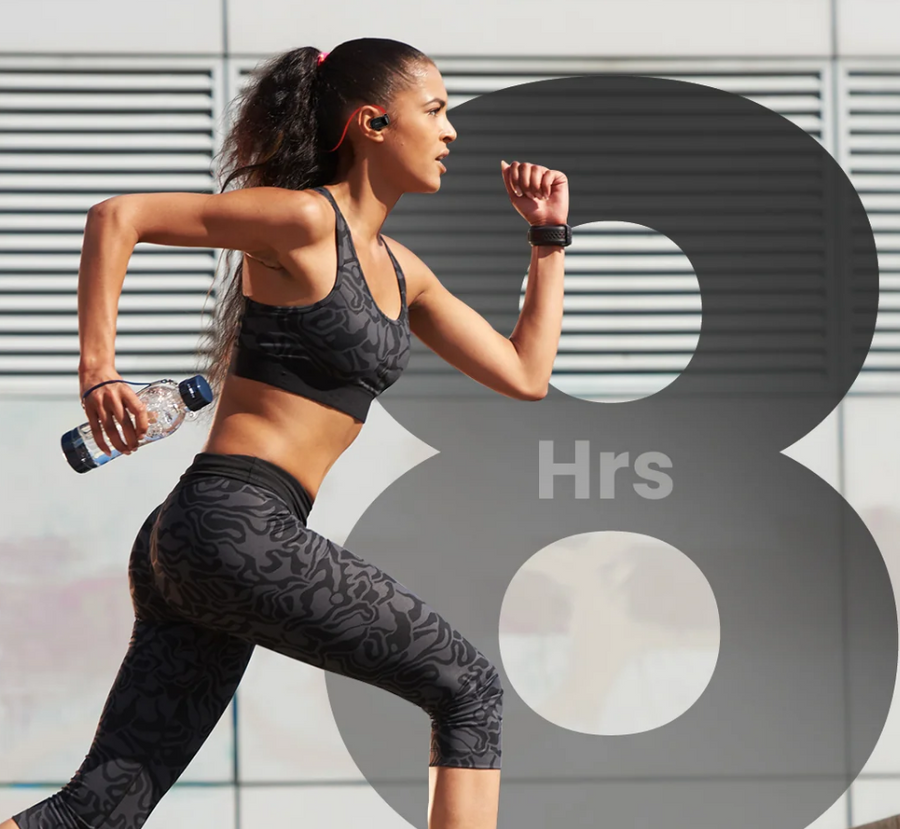 FUTUREMATE-GW - HiFuture FutureMate Open-Ear Sportkopfhörer Grau&Weiß