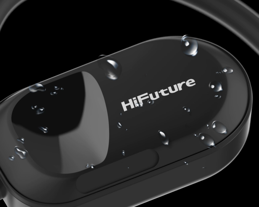 FUTUREMATE-GW - HiFuture FutureMate Open-Ear Sportkopfhörer Grau&Weiß